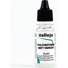Vallejo 72651 18 ml. Matt Polyurethane Varnish, Game Color Serisi Model Boyası