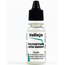 Vallejo 72652 18 ml. Satin Polyurethane Varnish, Game Color Serisi Model Boyası