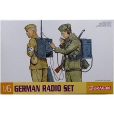 Dragon 75015 1/6 Ölçek, Alman Telsiz Seti Plastik Model Kiti