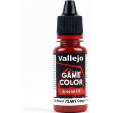 Vallejo 72601 18 ml. Fresh Blood, Special FX Game Color Serisi Model Boyası