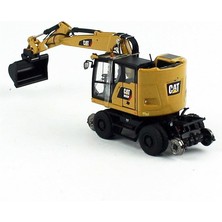 Diecast Masters 85662 1/50 Ölçek, Cat M323F Demiryolu Exkavatörü, Sergilemeye Hazır Metal Iş Makinası Modeli