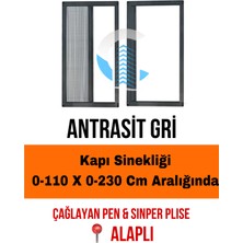 ÇAĞLAYAN İNŞAAT Pileli Plise Sürgülü Akordiyon Katlanır Kapı Sinekliği (plastik Kapı&Pencere-çelik Kapı)
