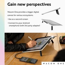 Wacom One Hd Yaratıcı Kalem Ekranı, Ekranlı Çizim Tableti, 13.3 Inc