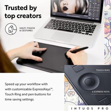 Wacom Intuos Pro Küçük Bluetooth Grafik Çizim Tableti