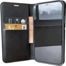 Trias Bazaar Samsung Galaxy M51 Cüzdanlı Kapaklı Kılıf Kartlıklı Standlı Kopçalı