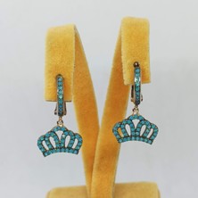 Firuze Gümüş Gümüş Küpe