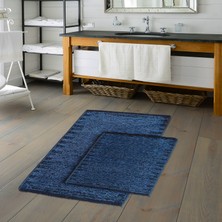 Alanur Home Pari̇s Şöni̇l Dokuma Eski̇tme 2 Li̇ Klozet Takımı Laci̇vert