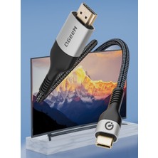 Vendas QG06 8k 60 Hz Görüntü Kalitesi 1.8 Metre Type-C To HDMI Kablo