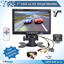 Navistar 7" VGA ve Av Girişli Araç Monitörü