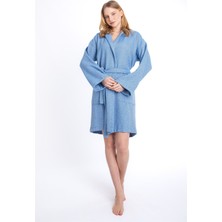 Sensomia Nora 100% Pamuklu Xl Beden Peştamal Bornoz Plaj Banyo Duş Deniz Havuz Bornozu