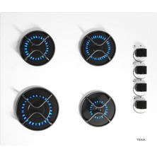 Teka - Chef 6 Ankastre Set - (Hak 625 Wh Fırın + Gbe 64002 Kbc Wh Ocak + Atv 60 Davlumbaz) - Beyaz - 64000466