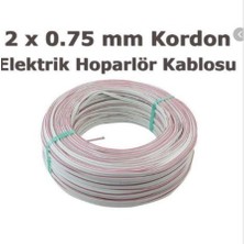 lodose 2*0,75 Kordon Kablo 2 Metre Lodos Elektronik