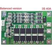 lodose 3s 40A 12.6V Bms Koruma Kartı Lityum Batarya 18650 26650 Li-Ion L