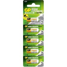 GP Batteries 5'li 23A 12V Alkalin Spesifik Pil Yüksek Voltajlı Uzun Ömürlü Güç