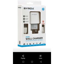 Syrox J47 Micro USB Girişli 2.6 Amper Samsung Hızlı Şarj Aleti