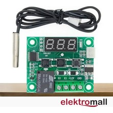 Elektromall W1209 Dijital Termostat Yüksek Performanslı Entegre Akvaryum ve Kuluçka Termostatı