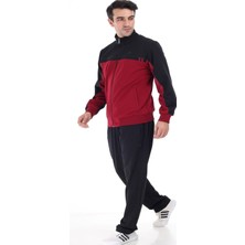 Marco Ferry Bordo Erkek Yarım Balıkçı Yaka Büyük Beden Eşofman Takımı EDY201433B