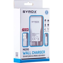 Syrox J15 2.0A Micro USB Şarj Cihazı