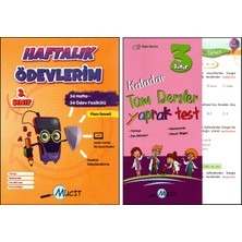 Mucit Yayınları Mucit 3. Sınıf Haftalık Ödevlerim+Yaprak Test 2 Kitap