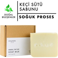 Polente Natural Keçi Sütü Sabunu - Mineralli Cilt Bakım Sabunu (110 gr)