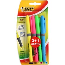 Bic Brite Liner Grıp Fosforlu Kalem Seti Kalem Tipi 4'lü (824757)