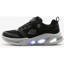 Skechers Skechers Meteor-Lights Büyük Erkek Çocuk Siyah Işıklı Spor Ayakkabı 401675L Bkgy