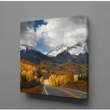 Technopa KARLI DAĞLAR KANVAS TABLO - 50x50cm