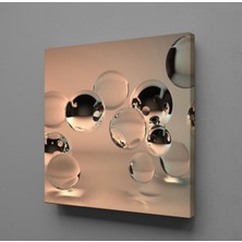 Technopa SU DAMLALARI KANVAS TABLO - 90x90cm