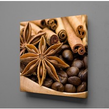 Technopa KAHVE ÇEKİRDEĞİ KANVAS TABLO - 200x200cm