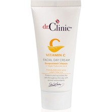 Dr. Clinic Vitamin C Nemlendirici Cilt Kremi | Facial Day Cream | Kapsüllenmiş Vitamin C 50 ml