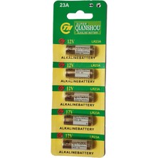 kzy mobilyal PowerMaster LR23A 12 Volt 23A Kalın Alarm Pili Alkaline Batarya (5'LI Paket)