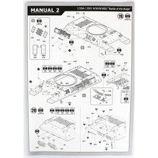 Academy 13501 1/35 M36/M36B2 (Battle Of The Bulge) Tankı Demonte Plastik Maketi