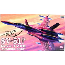 Hasegawa 16 65716 1/72 Ölçek, SV-51 ? Nora Type (Macross Zero), Macross Serisi, Bilim Kurgu Plastik Model Kiti