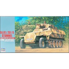 Hasegawa MT46 31146 1/72 Ölçek Sd.kfz 251/9 (Stummel) Yarı Paletli Personel Taşıyıcı Plastik Model Kiti