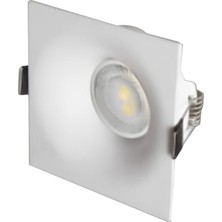 Cata CT-5092 Lion Kare Beyaz Spot (Ampulsuz) Cata