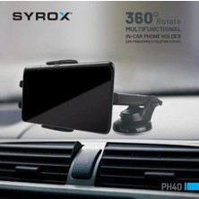 Syrox PH40 Çok Fonksiyonlu Telefon Tutucu