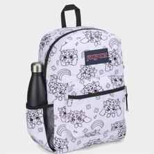 Jansport Cross Town Anime Emotions Beyaz Sırt Çantası