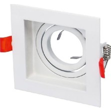 Cata CT-5230 Pars Kare Beyaz Spot (Ampulsuz-6 Adet) Cata