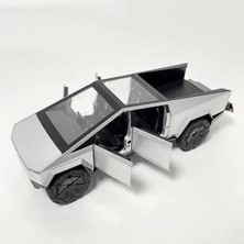 Carstore Tesla Cybertruck 1:24 Model Maket Araba Silver