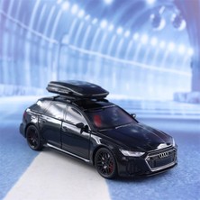 Carstore Audi Rs6 1:24 Metal Maket Araba Siyah Birebir Wagon