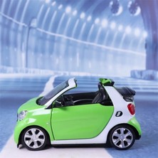 Carstore Smart Fortwo Cabrio 1:32 Maket Model Araba Yeşil