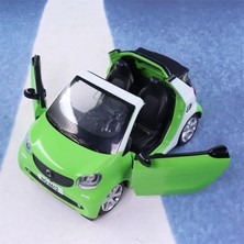 Carstore Smart Fortwo Cabrio 1:32 Maket Model Araba Yeşil