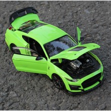 Carstore Ford Mustang 1:24 Metal Maket Araba Yesil GT500 Birebir