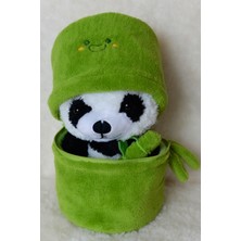 Canestar Sevgiliye Özel Hediye - Bambu Panda Peluş Oyuncak - Fermuarlı Özel Tasarımı Ile