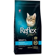 Reflex Plus Sterilised Somonlu Kısırlaştırılmış Kedi Maması 1,5kg