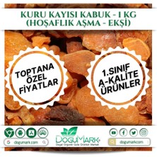 Doğu Mark Kuru Kayısı Kabuk - 1 kg (Hoşaflık Aşma - Ekşi)