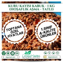 Doğu Mark Kuru Kayısı Kabuk - 1 kg (Hoşaflık Aşma - Tatlı)