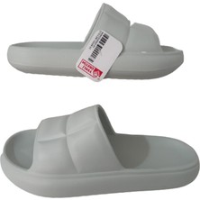 Gezer Kadın Açık Gri Ultra Hafif Bahçe Deniz Plaj Havuz Terlik