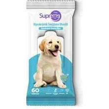 Supreme Hipoalerjenik Bakım ve Temizleme Mendili 60 Adet