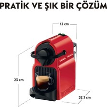 Nespresso Inissia C40 Red Kahve Makinesi